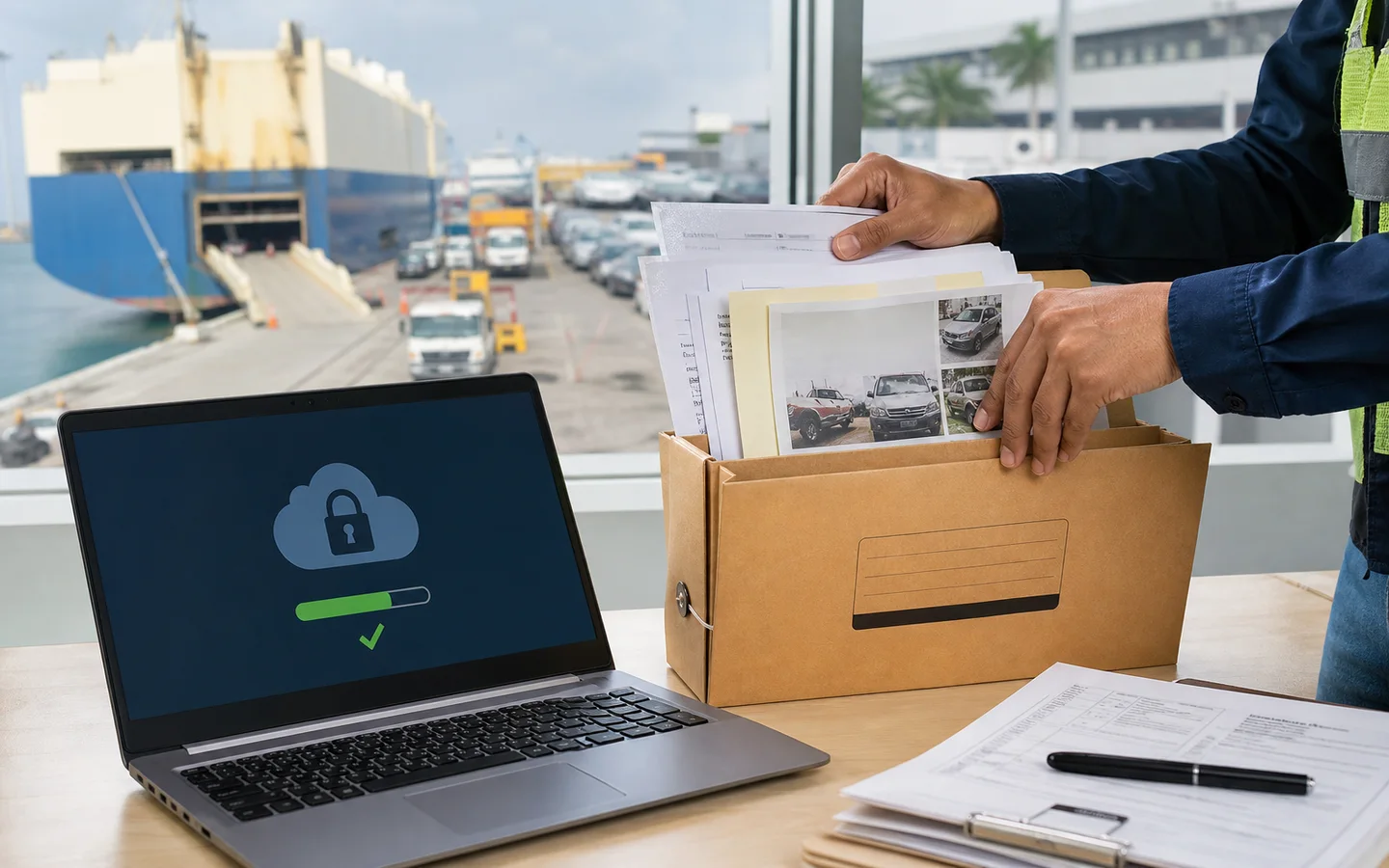 Bukti penghantaran diarkibkan secara fizikal dan digital