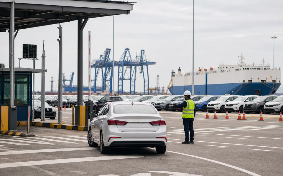 Kenderaan tiba di terminal asal Malaysia yang disahkan
